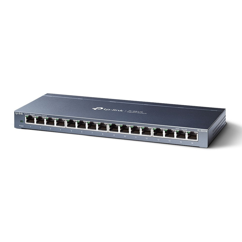 16-Port Gigabit Desktop Switch (TP-Link SG116) 16-Port Gigabit Desktop Switch (TP-Link SG116)